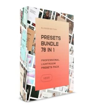 78 Presets Bundle Lightroom Presets Mobile e Desktop PC + Photoshop