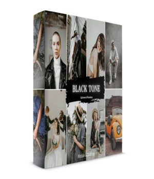 Black Tone Presets Dark Moody Lightroom Presets Filter for Influencer