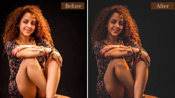 Black & Orange Presets - Lightroom Mobile Presets DNG | Black Tone Preset | Black Preset - Image 3