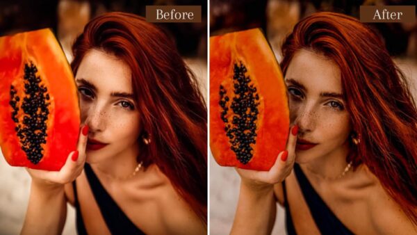 Black & Orange Presets - Lightroom Mobile Presets DNG | Black Tone Preset | Black Preset - Image 4