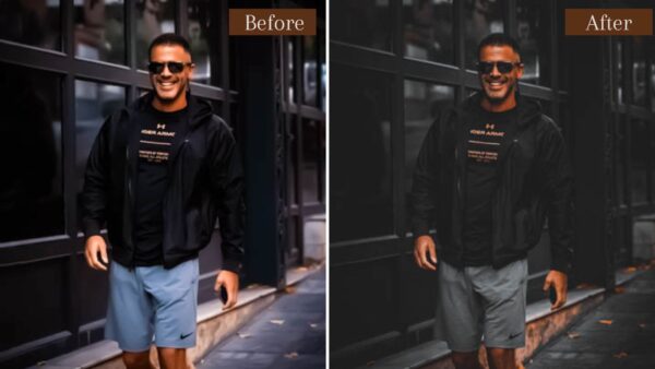 Black & Orange Presets - Lightroom Mobile Presets DNG | Black Tone Preset | Black Preset - Image 5